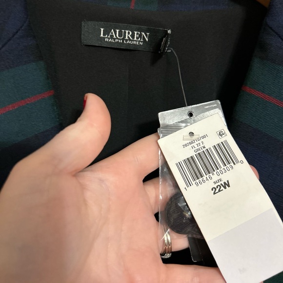 ⭐️NWT Ralph Lauren Plaid Bullion Blazer⭐️ - Picture 12 of 13